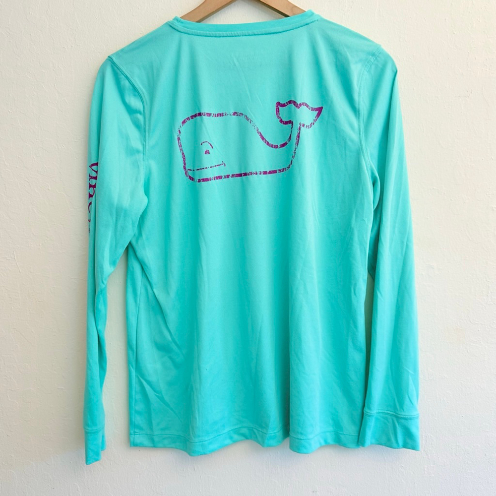 Vineyard Vines Women’s AquaPerformance Long Sleeve Tee Size Large - Picture 2 of 8